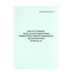 Įsigitų prekių ir paslaugų pardavimo PVM registracijos žurnalas