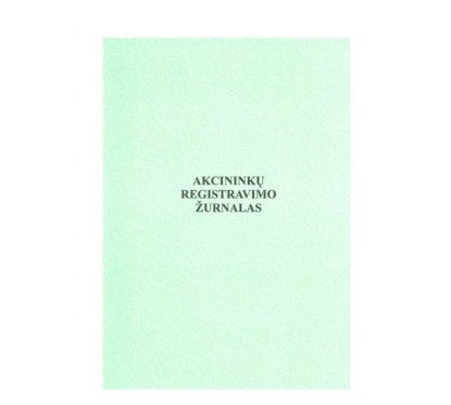 Akcininkų registravimo žurnalas