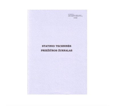 Statinio techninės priežiūros žurnalas