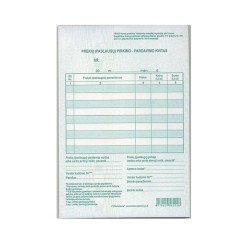 Prekių (paslaugų) pirkimo-pardavimo kvitai be Nr.