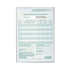 Prekių (paslaugų) pirkimo-pardavimo kvitai su Nr.