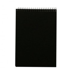 Bloknotas A6 su spirale viršuje