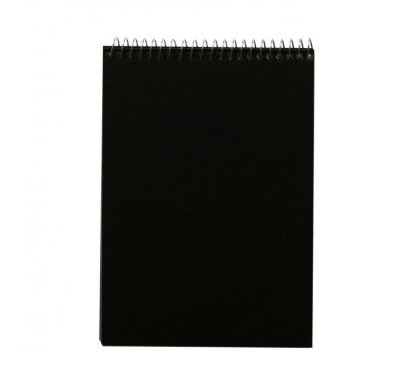 Bloknotas A6 su spirale viršuje