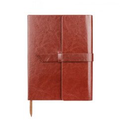 Užrašų knygutė VASCO A5 rudos sp.