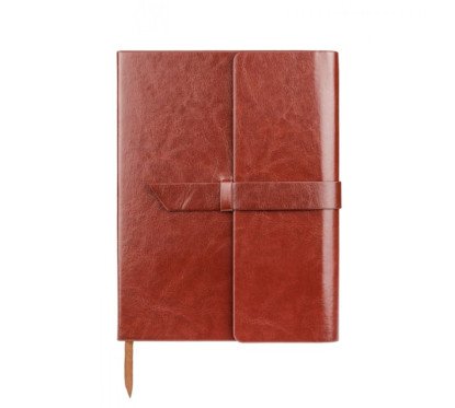 Užrašų knygutė VASCO A5 rudos sp.