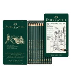 Pieštukų Castell ART9000 Design Set
