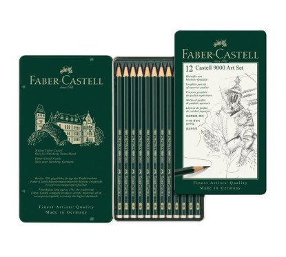 Pieštukų Castell ART9000 Art Set