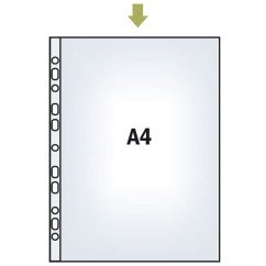 Įmautės A4, 75mic skaidrios