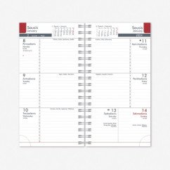 Darbo kalendorius Midi Spiral Cardboard 90x167mm