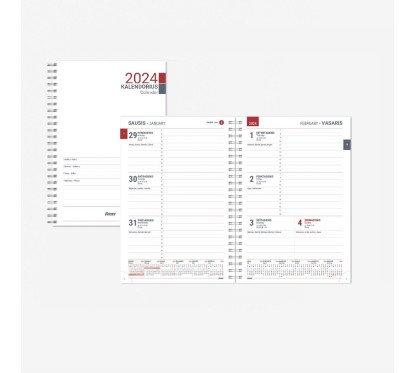 Papildas-kalendorius Spirex Week A5