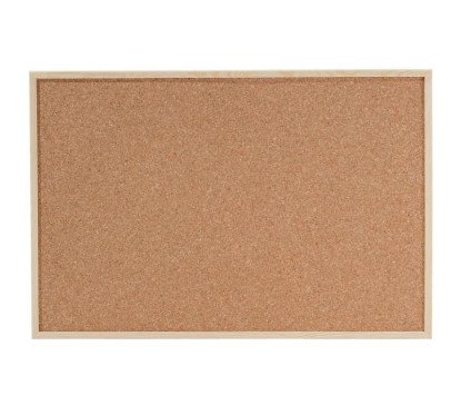 Kamštinė lenta 80 x 60 cm (mediniai rėmai)