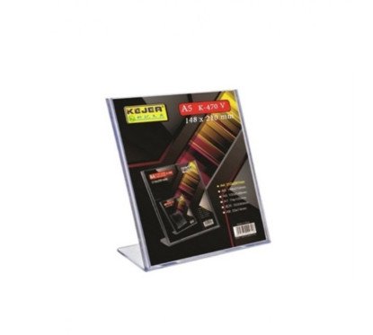 Stovelis tiesus L-formos bukletams A5 skaidr.