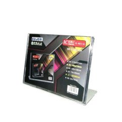 Stovelis tiesus L-formos skaidrūs, 55x90mm