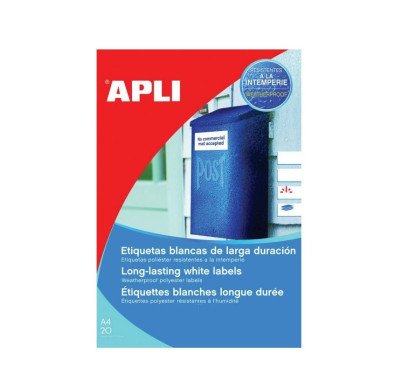 Lipdukai A4 APLI atspari aplinkos povekiui