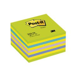 Lipnių lapelių kubas Post-it 76 x 76 Neon