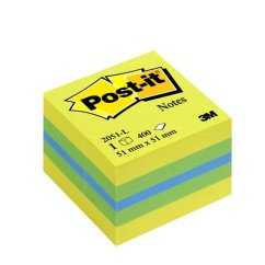 Lipnių lapelių kubas Post-it 51 x 51 Mini