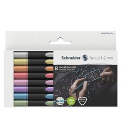 Spalvotas žymeklis Schneider Paint-It 020 x 8 vnt