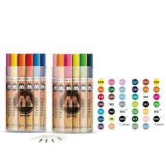 Akrilinis žymeklis ONE4ALL 127HS 2 mm Stovas - 40 vnt