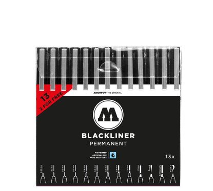 Rinkinys Blackliner - 13 vnt