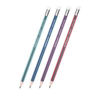 Pieštukai padrož. HB su trint.