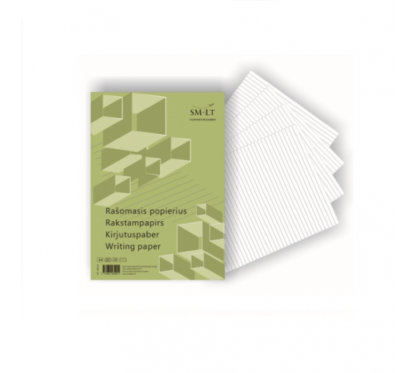Popierius rašomasis linijomis A4 50l.