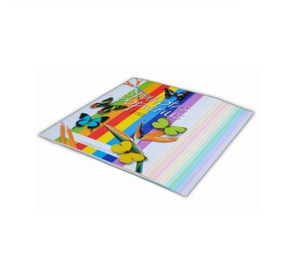 Popierius spalvotas pastelinės 10 sp.x 5 lapai, 80 g/m²