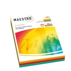 Spalv.popier.rink.MAESTRO 5sp.x50l. A4/80g intens.