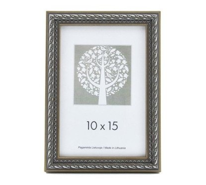 Rėmelis 10 x15cm sidabrinės sp.