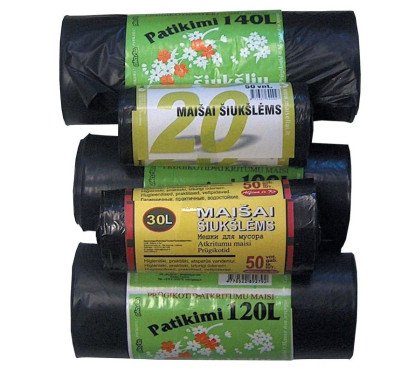 Šiukšlių maišelis 20 l.