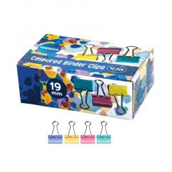 Spaustukai spalvoti met. 19 mm