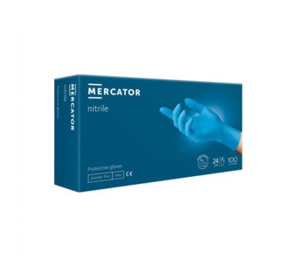 Pirštin.vienk. M(100) HYGONORM Safe Fit be pudros