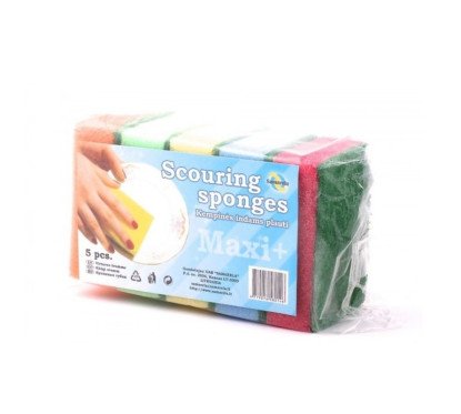 Kempinėlės indams plauti (5vnt.)