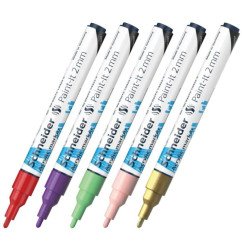 Akrilinis.žymeklis Paint-It 310 2 mm juodas