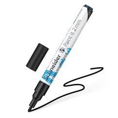 Akrilinis.žymeklis Paint-It 310 2 mm juodas
