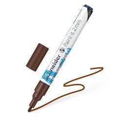 Akrilinis.žymeklis Paint-It 310 2 mm juodas