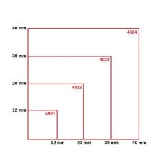 Gumytė TRODAT kvadratiniai