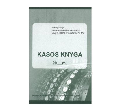 Kasos knyga (ne kiekvieną dieną)