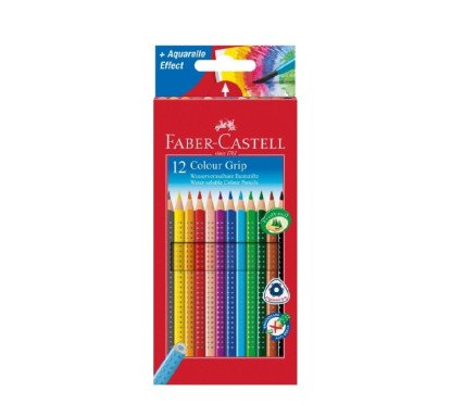 Spalvoti akvareliniai pieštukai GRIP