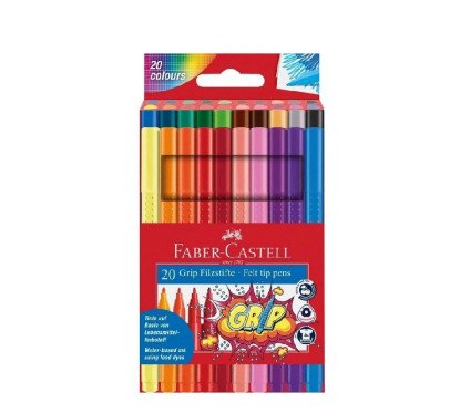 Flomasteriai GRIP COLOR