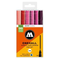 Akrilinis žymeklis ONE4ALL 127HS 2 mm x 6 vnt