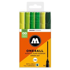 Akrilinis žymeklis ONE4ALL 127HS 2 mm x 6 vnt