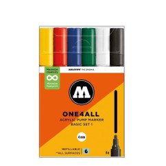 Akrilinis žymeklis One4All 227HS 4 mm x 6 vnt