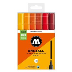 Akrilinis žymeklis One4All 227HS 4 mm x 6 vnt