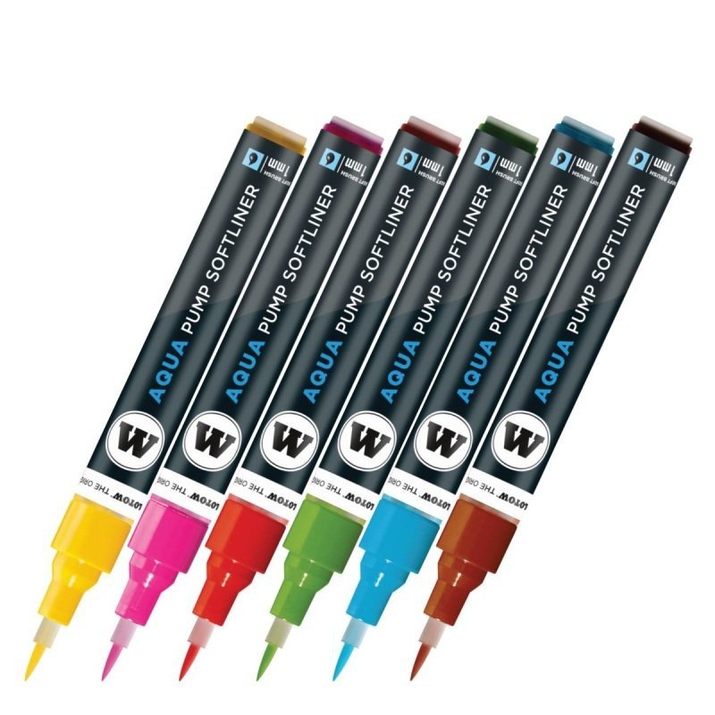 Teptukinis žymeklis Aqua Ink Teptukinis žymeklis Aqua Ink