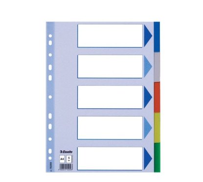 Skiriamieji lapai Esselte spalvoti