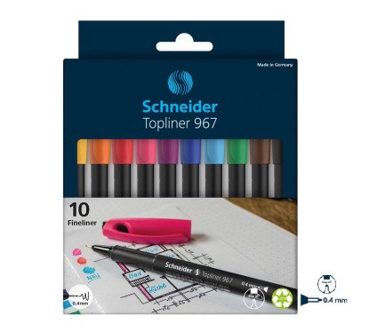 Rašiklis Topliner 967 x 10 sp.