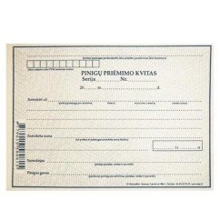 Pinigų priėmimo kvitai be Nr