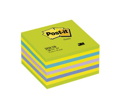 Lipnių lapelių kubas Post-it 76 x 76 Neon
