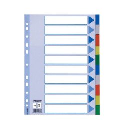 Skiriamieji lapai Esselte spalvoti