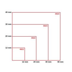 Gumytė TRODAT kvadratiniai